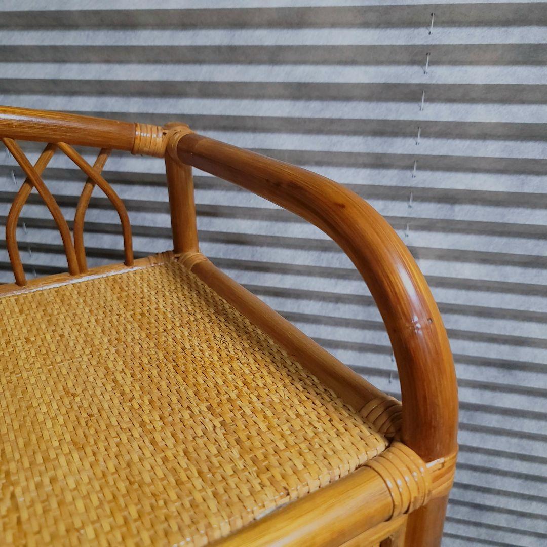 美品　ラタン　5段　チェスト　箪笥