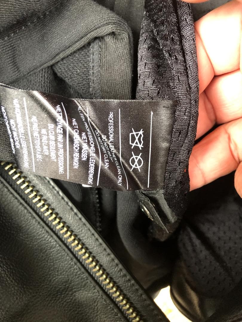 新品 Harley-Davidson フード付きライダースレザージャケット XL