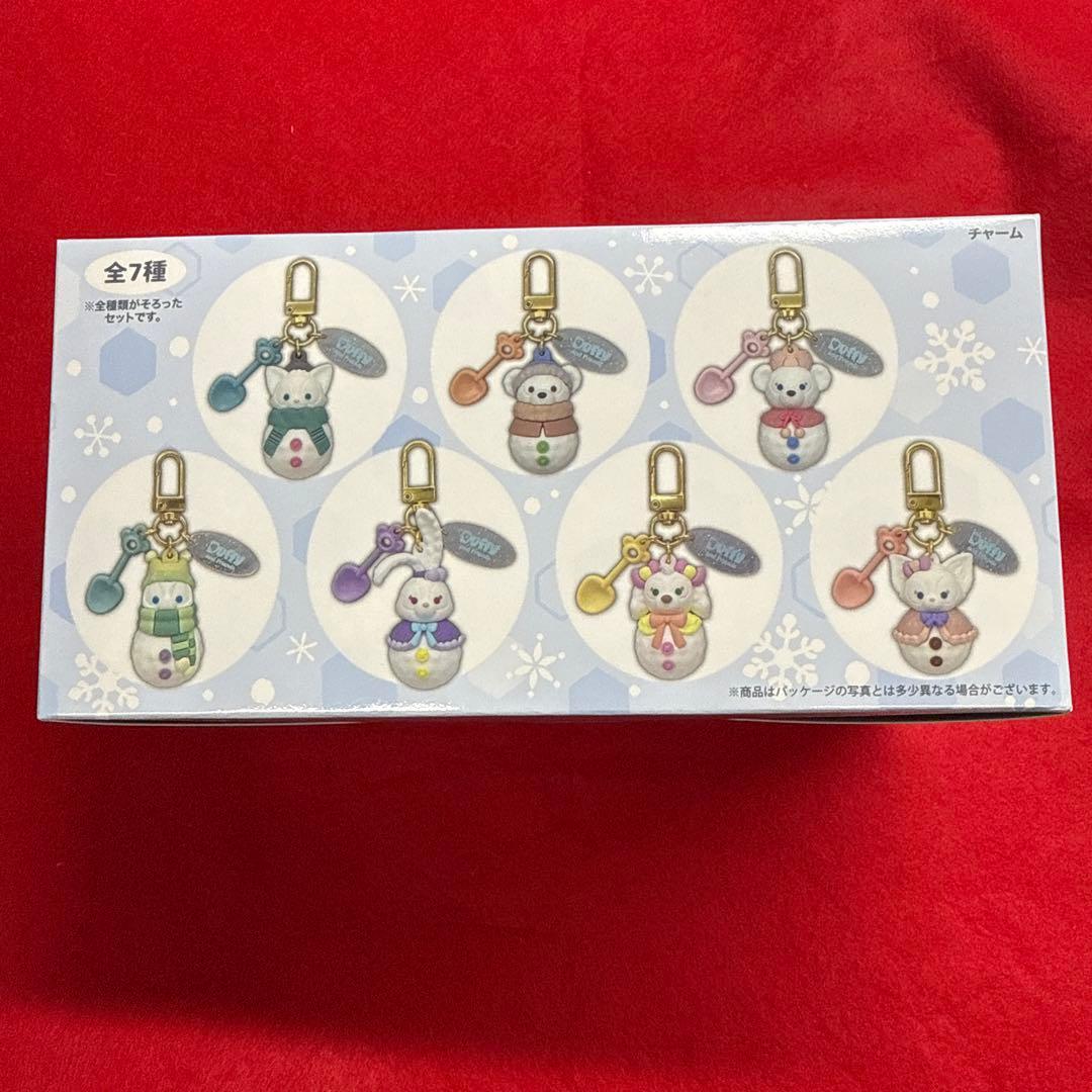ダッフィー　チャームセット　シークレットオブスノーウィーデイ