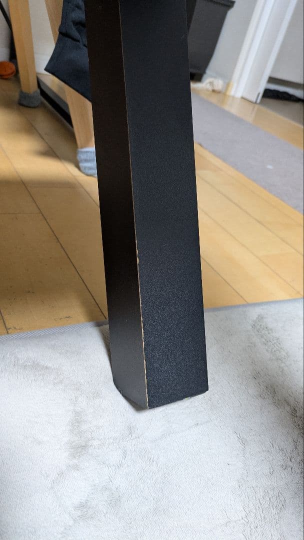 ダークブラウン　木製こたつ　ニトリ