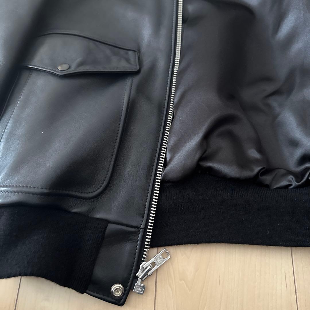 ジャケット・アウター Supreme 16FW Leather A-2 Fight Jacket S
