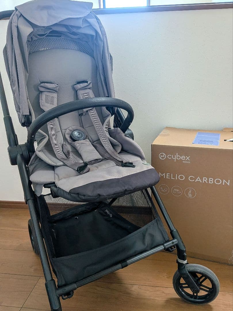 Cybex Melio Carbon ベビーカー グレー