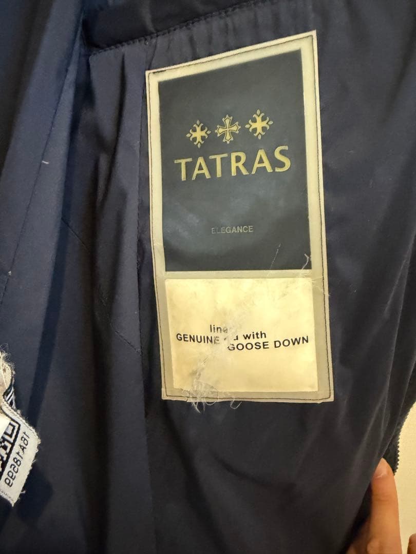 TATRAS トゥモローランド 別注　ネイビー ロングダウンジャケット