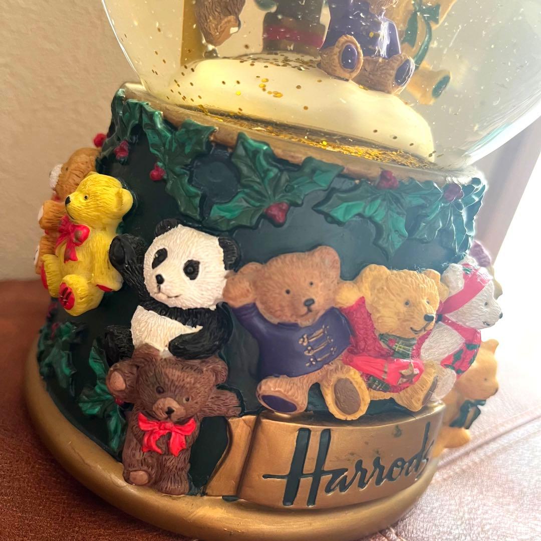 レア 2005年 ハロッズ 20周年記念 スノードーム