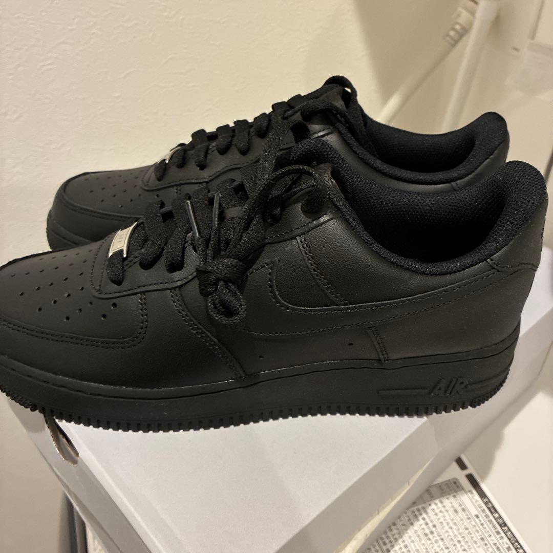 【新品未使用】NIKE エアフォース1 LOW 07ブラック　27.5