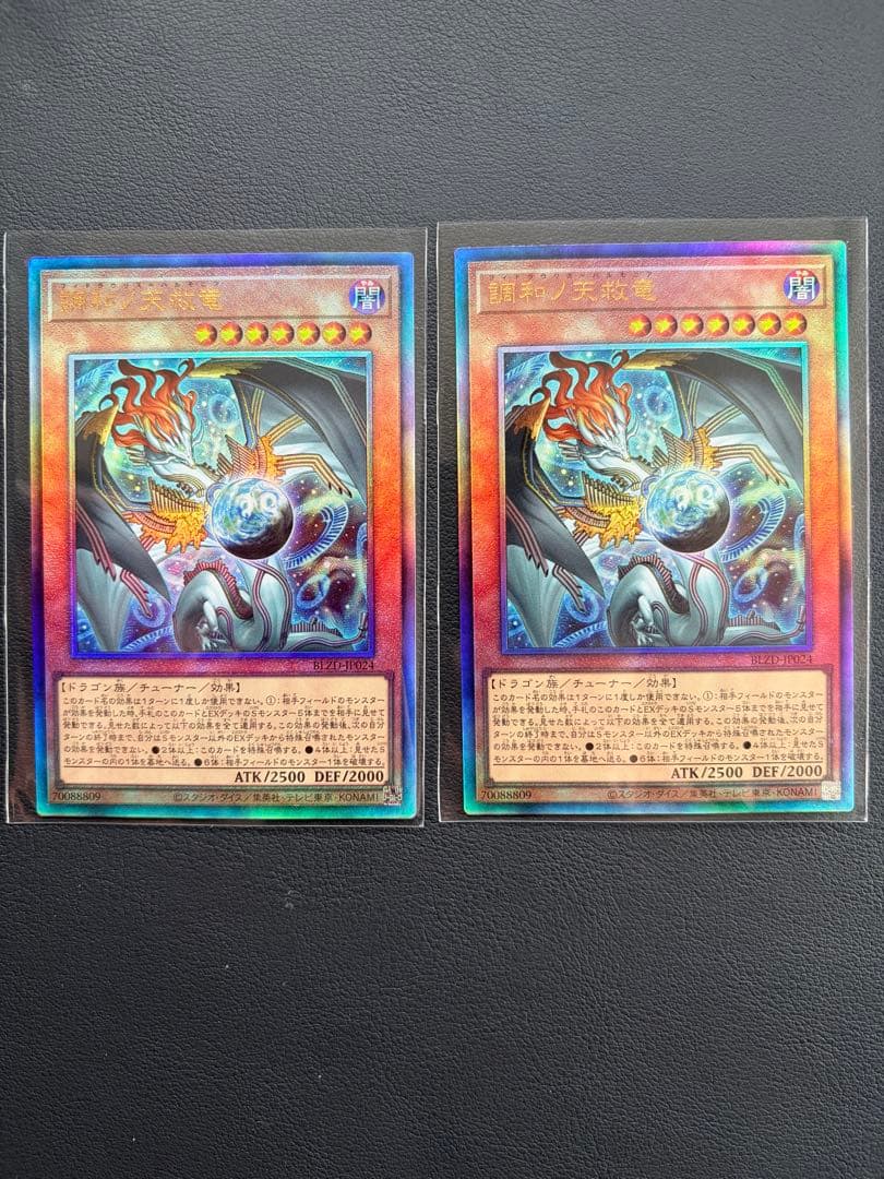 遊戯王OCG 調和ノ天救竜　レリーフ2枚 ブレイジングドミニオン　バラ売り可