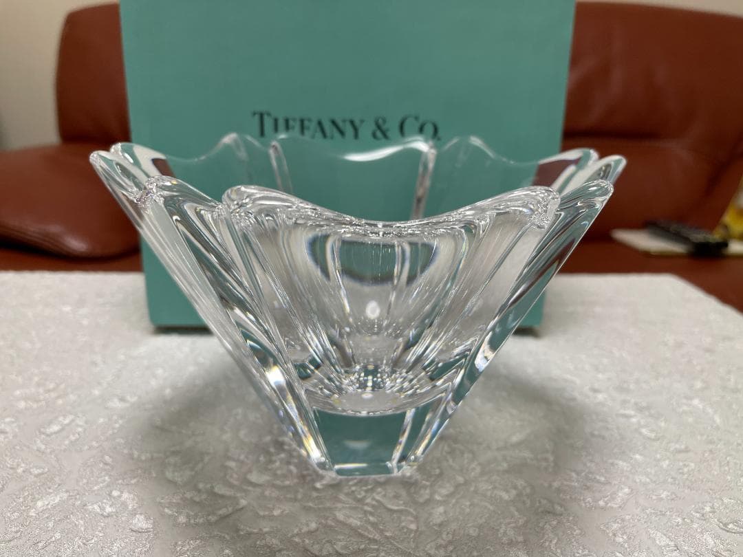 Tiffany& Co. ティファニー ガラス　フラワーベース 花瓶