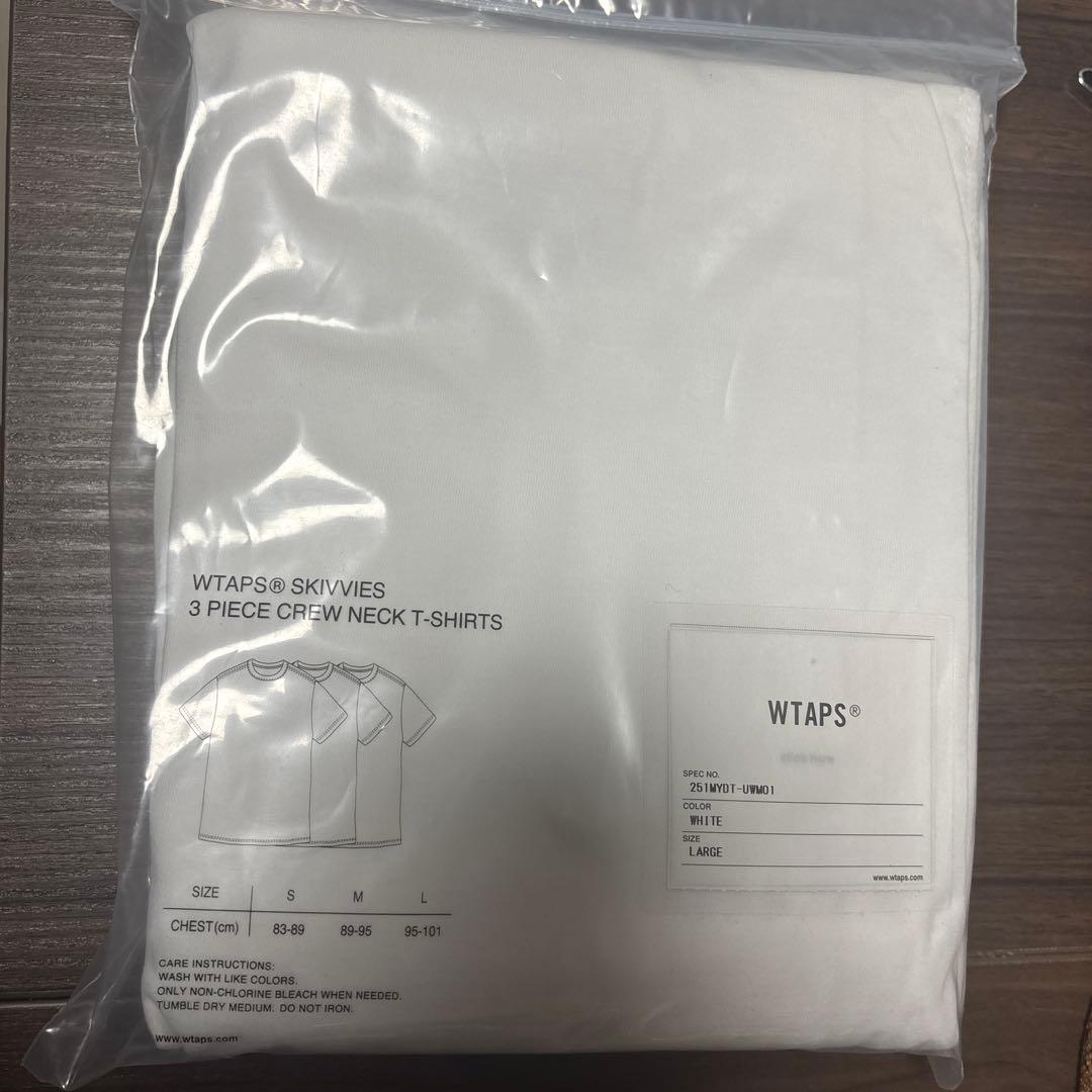 WTAPS SKIVVIES TEE 白 3枚入り 新品未使用品