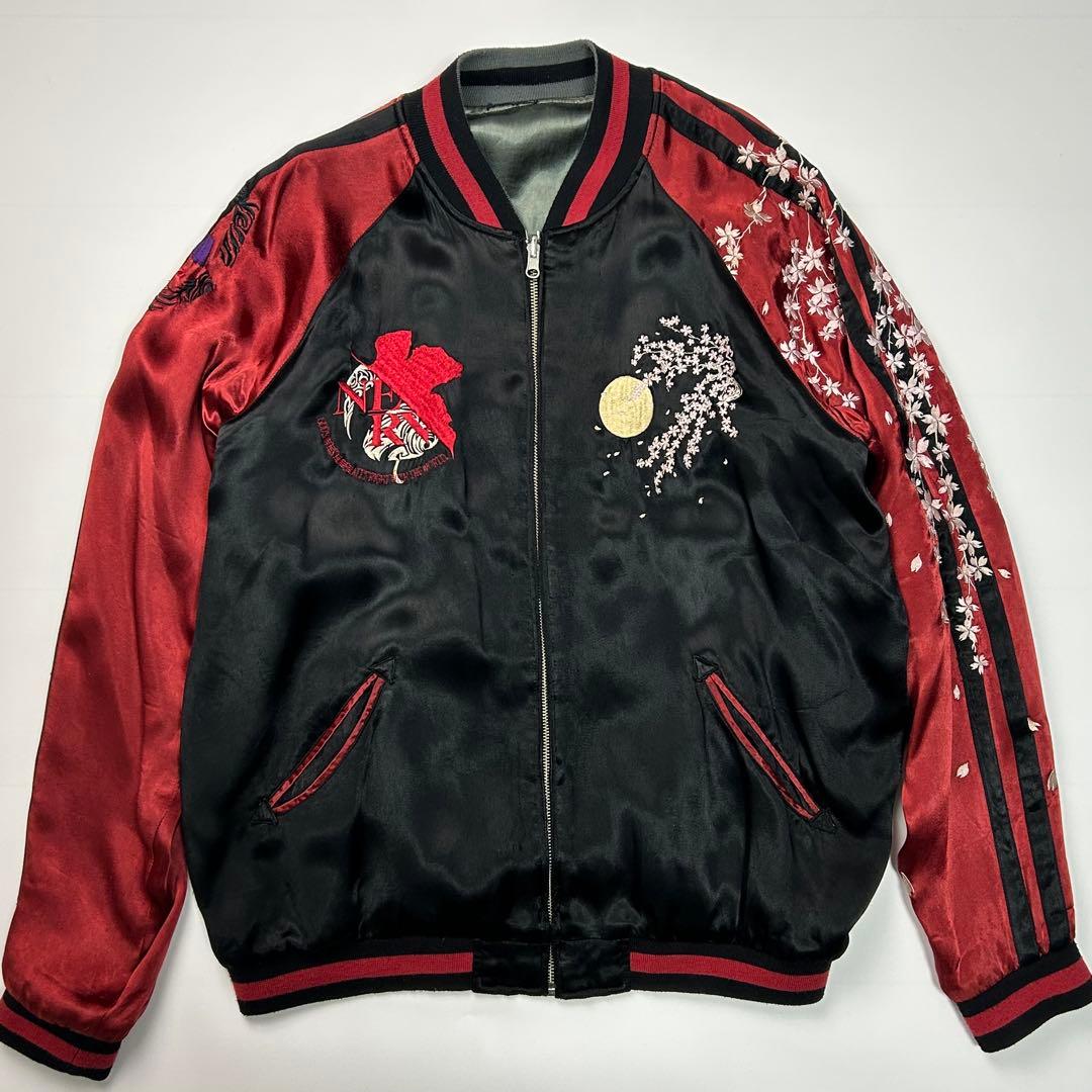 希少✨ XLサイズ 新世紀エヴァンゲリオン スカジャン 錦