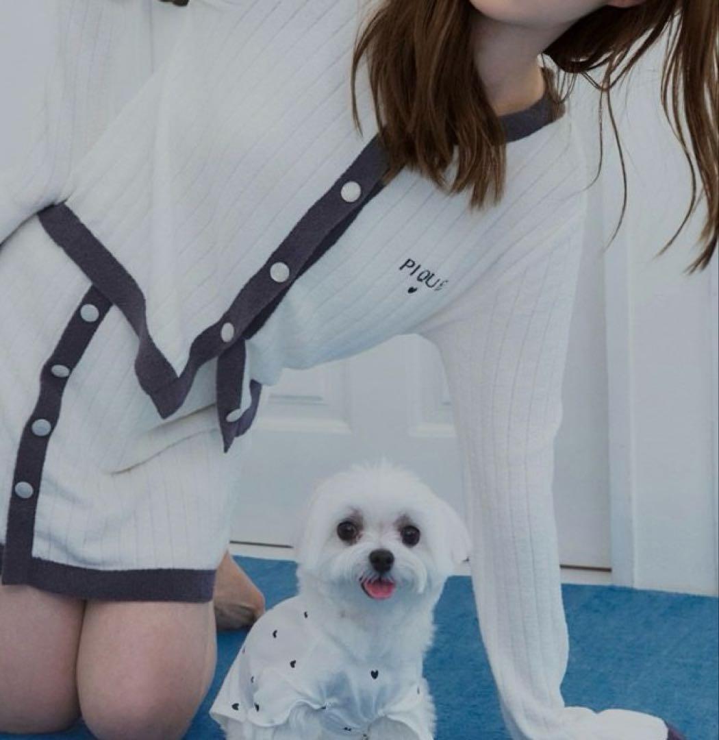 gelato pique スムーズィーリブカーディガン&スカショーパンSET