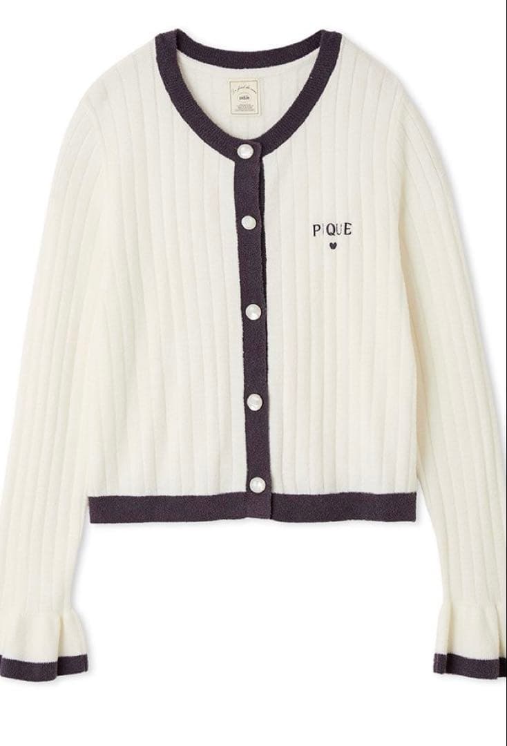 gelato pique スムーズィーリブカーディガン&スカショーパンSET