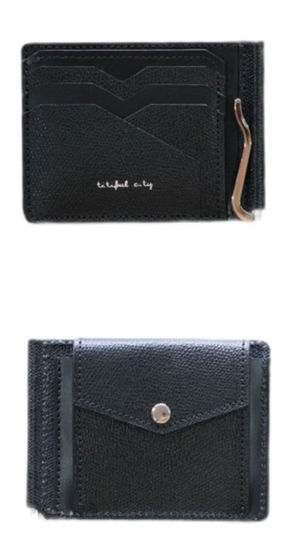 Luca02 財布 マネークリップ 国産レザー