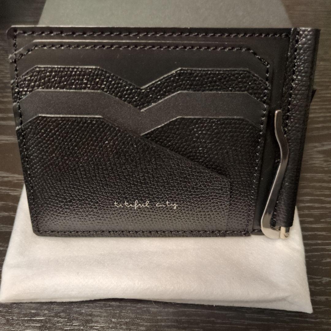 Luca02 財布 マネークリップ 国産レザー