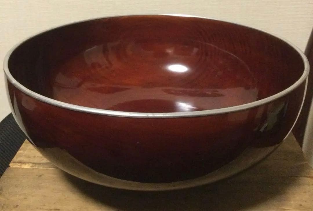 砺波宗斎作溜塗菓子器、茶道具、木製