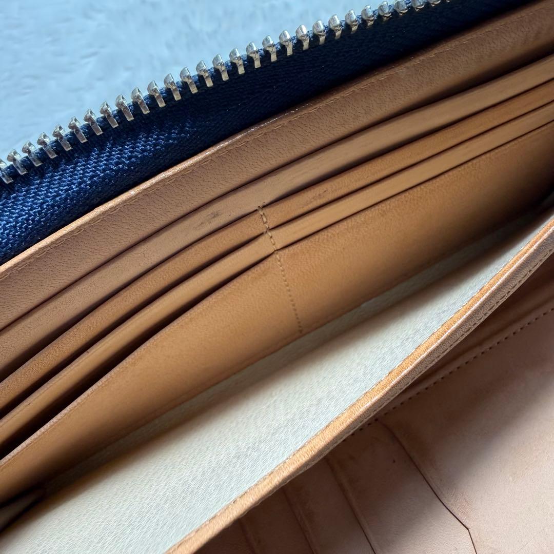 キプリス CYPRIS Ruga Shoulder レザー ラウンドジップ長財布