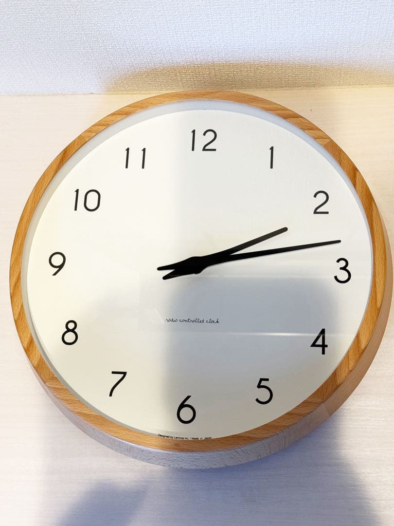 るるる⭐︎リセノ　レムノス　電波時計　掛け時計　カンパーニュ