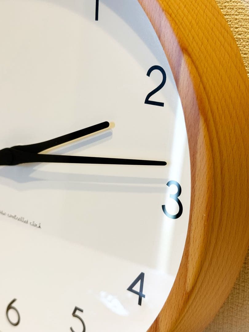 るるる⭐︎リセノ　レムノス　電波時計　掛け時計　カンパーニュ