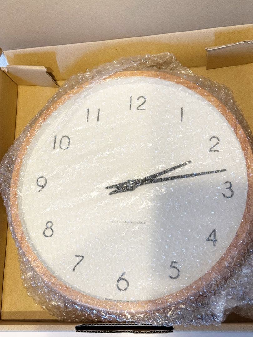 るるる⭐︎リセノ　レムノス　電波時計　掛け時計　カンパーニュ