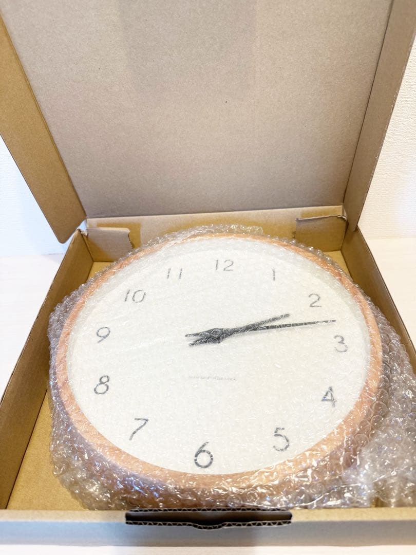 るるる⭐︎リセノ　レムノス　電波時計　掛け時計　カンパーニュ