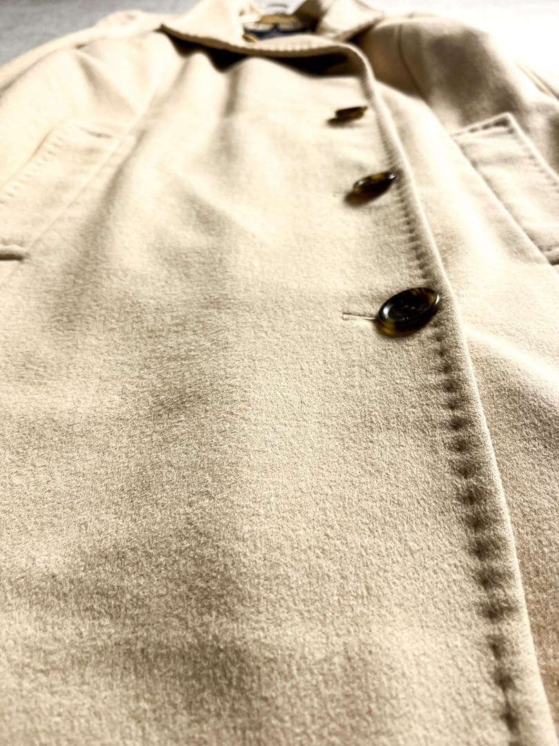 【BURBERRY LONDON】裏地ノバチェック ダブルブレストロングコート