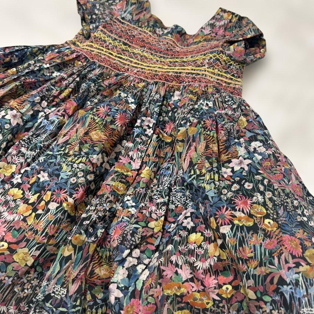 美品　Bonpointデュセス 半袖ワンピース 6a