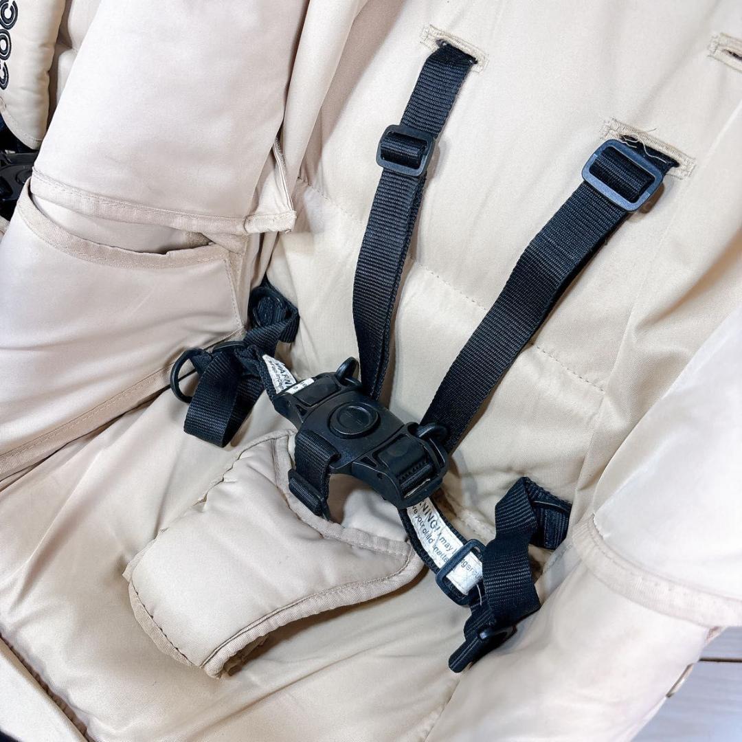 AirBuggy エアバギーココダブル 双子 2人乗りベビーカー ベージュ