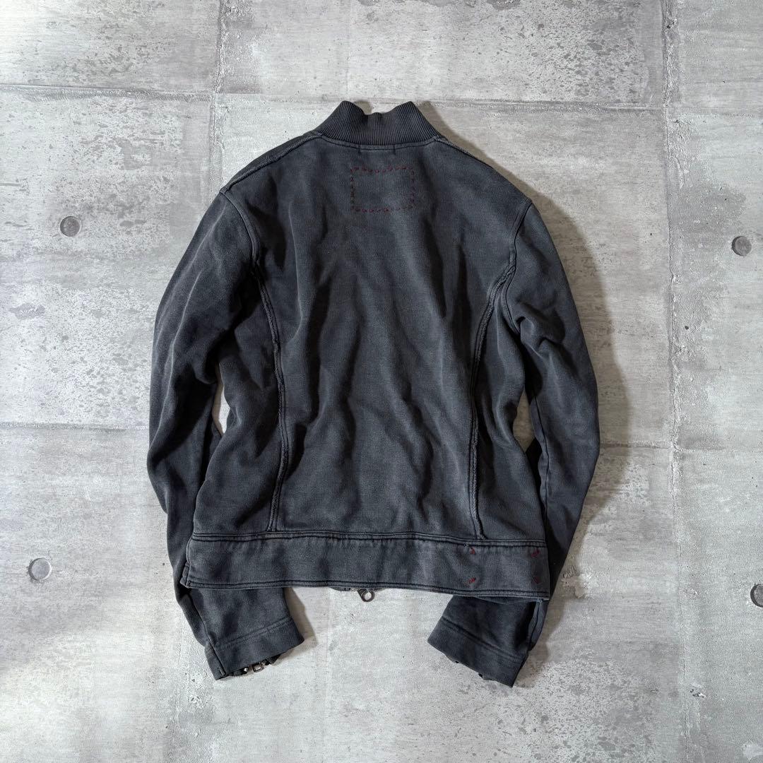 ジャケット・アウター 00s archive sweat riders jacket y2k punk