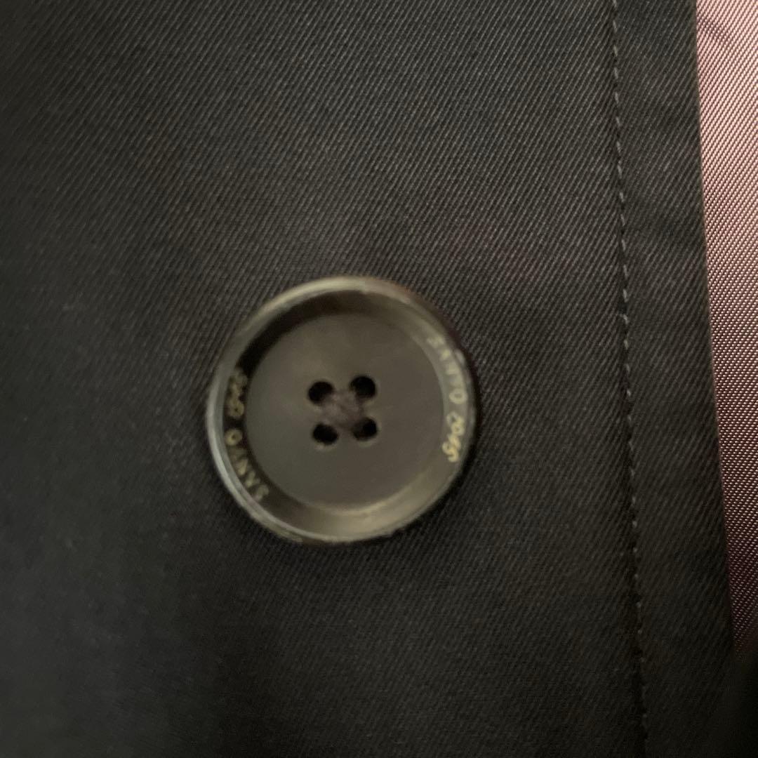 SANYO ステンカラー100年コート ネイビー