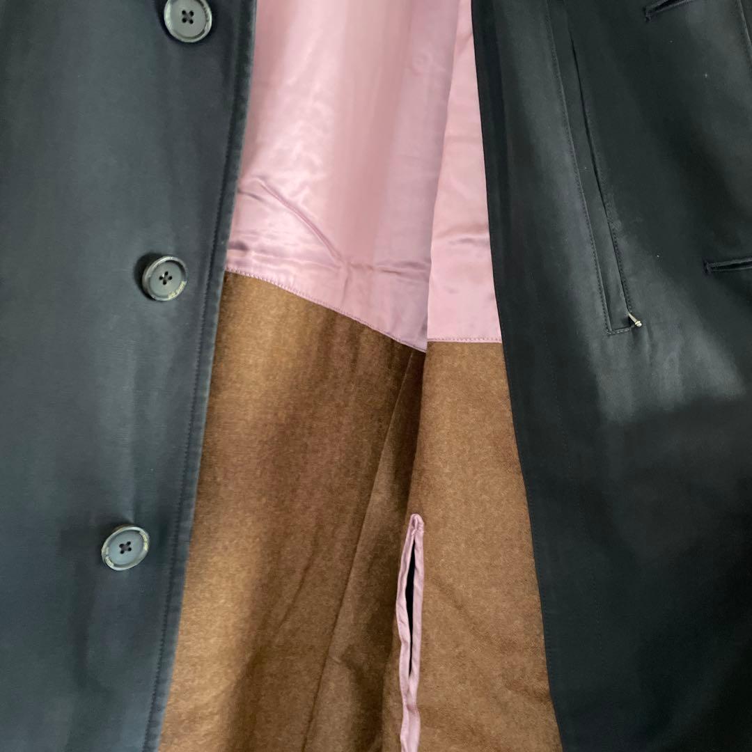 SANYO ステンカラー100年コート ネイビー