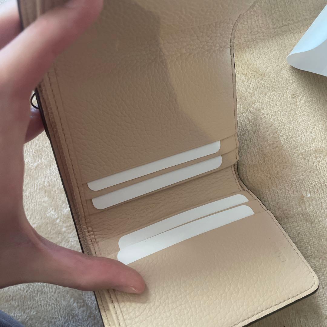 Chloé 三つ折り財布 クリーム
