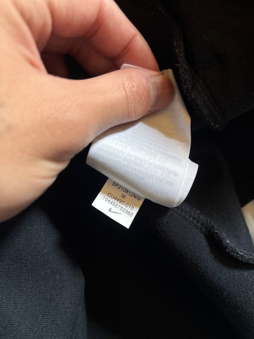 ス*ム様 旧NIKE テックフリース Mサイズ　パーカー 黒 正規品