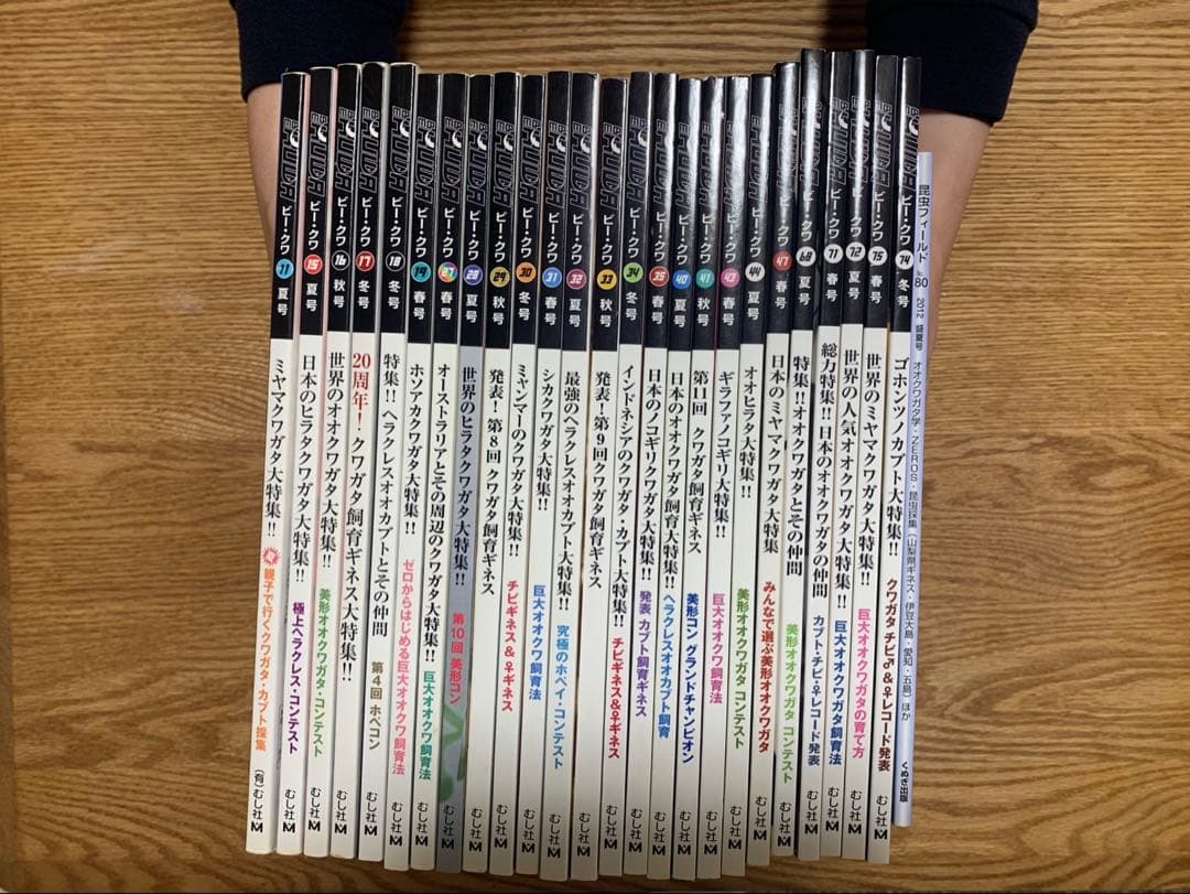 BE KUWAビークワ 25冊、昆虫フィールド2冊セット