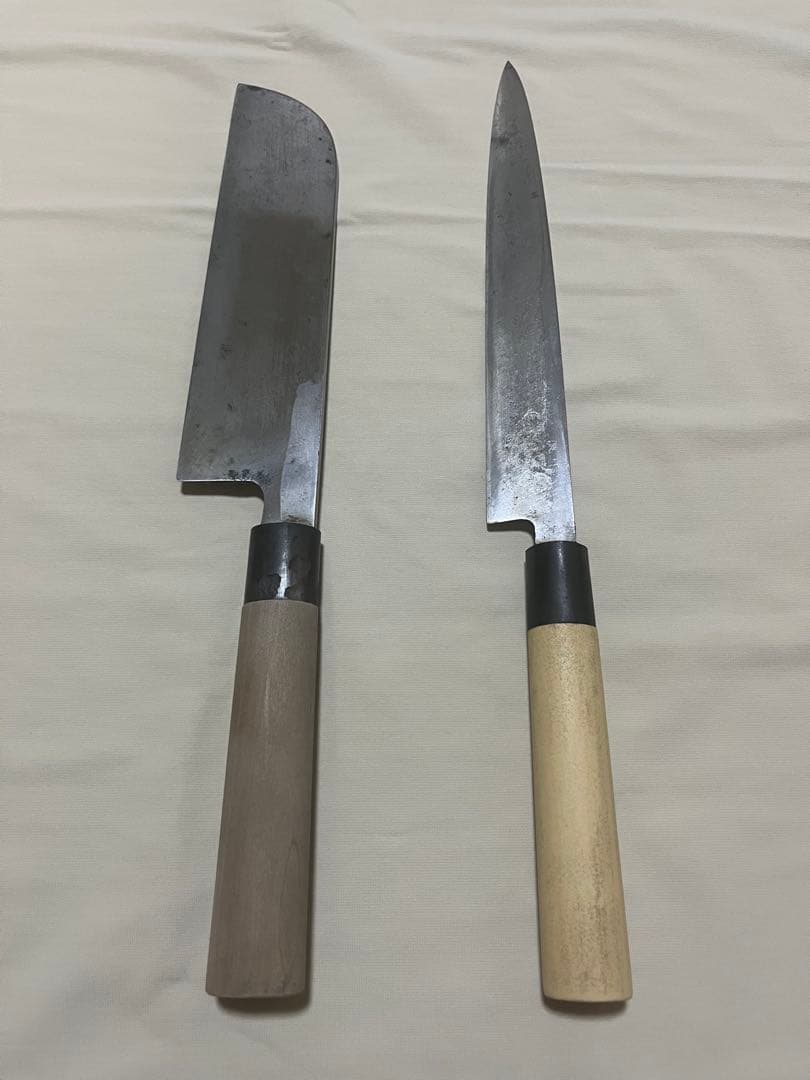 wata様用　柳刃包丁/薄刃包丁　岩國作　２本セット＋菜切り包丁