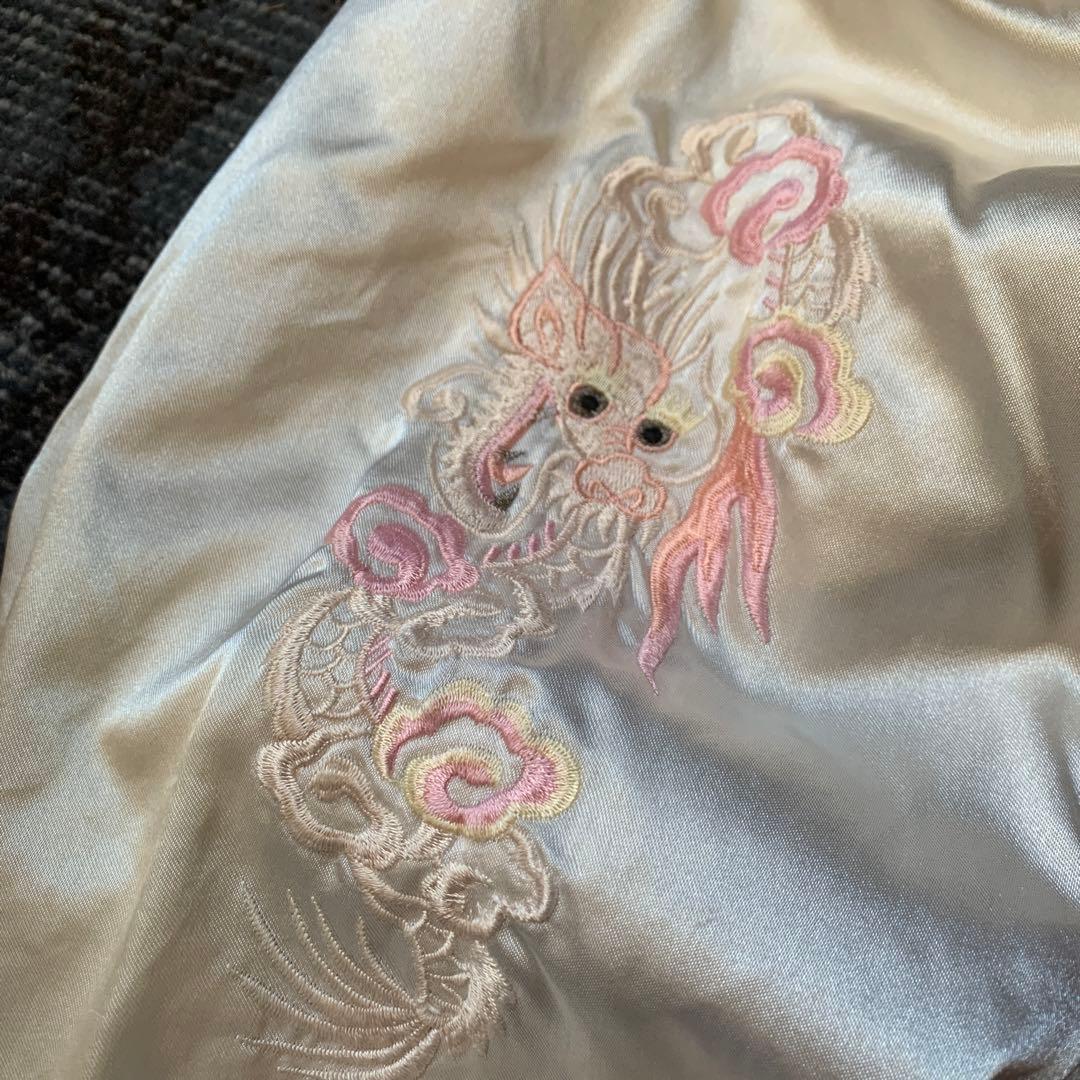 横須賀ジャンパー スカジャン 希少 刺繍 ドラゴン vintage 古着 大人気