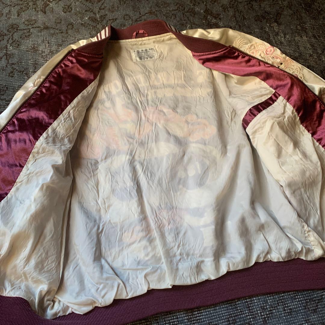 横須賀ジャンパー スカジャン 希少 刺繍 ドラゴン vintage 古着 大人気