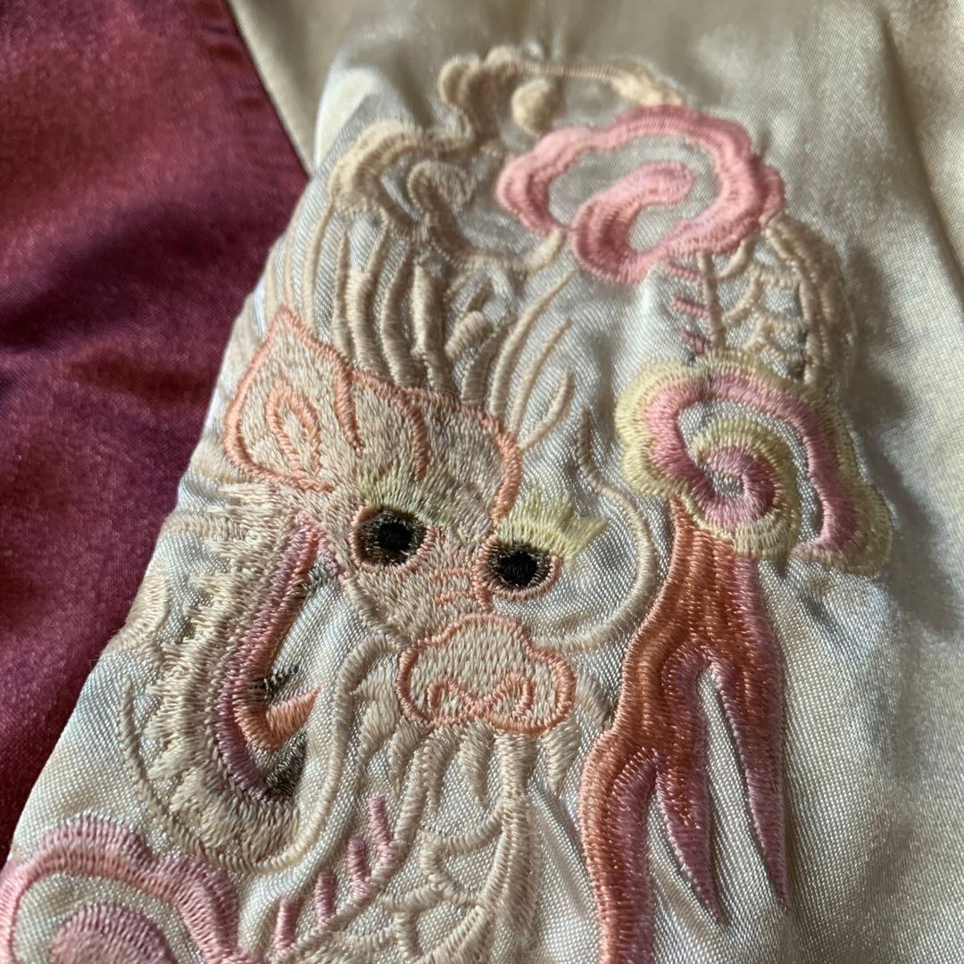 横須賀ジャンパー スカジャン 希少 刺繍 ドラゴン vintage 古着 大人気