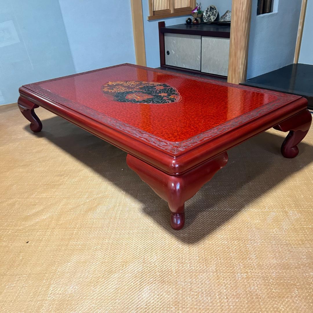 鎌倉彫　和風座卓