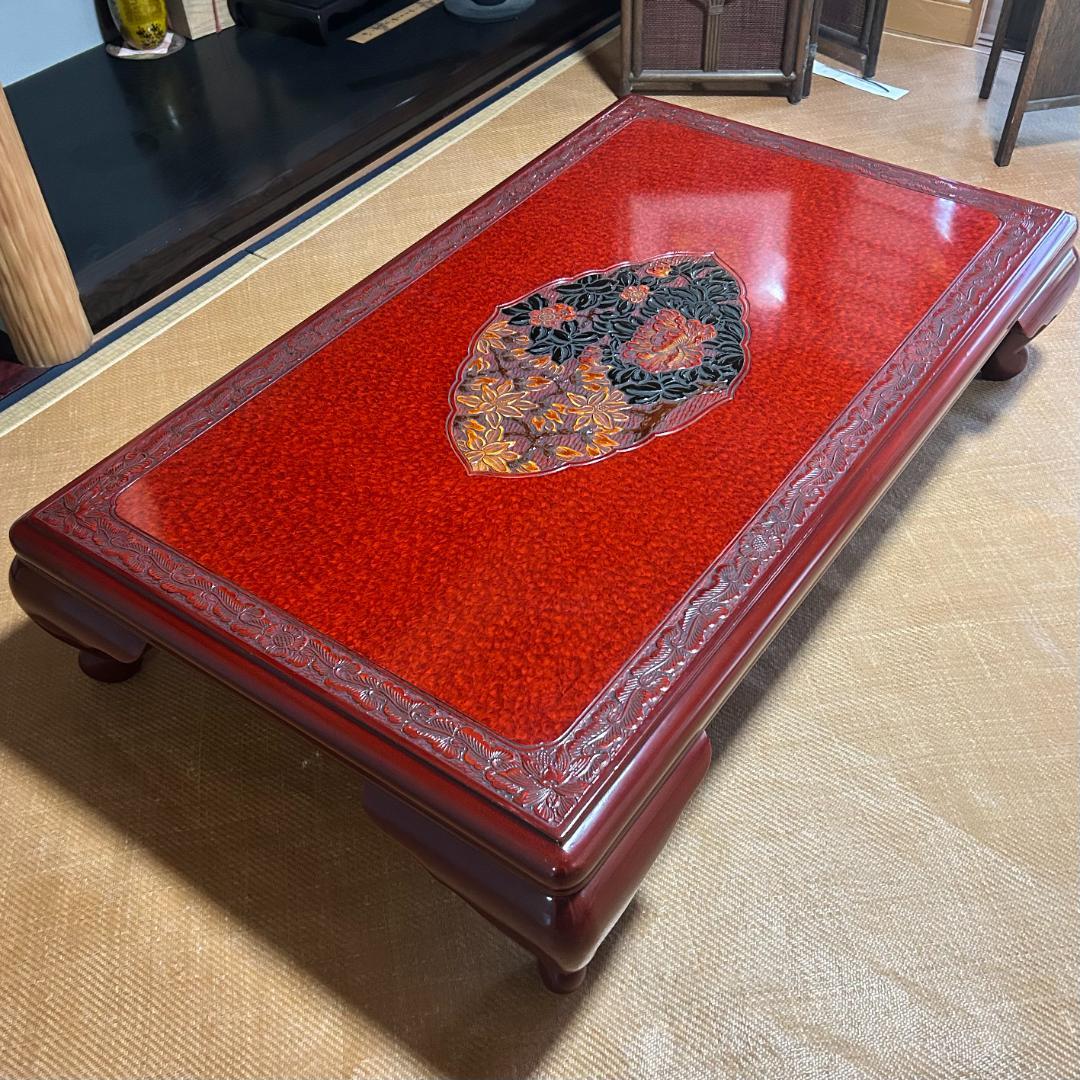 鎌倉彫　和風座卓