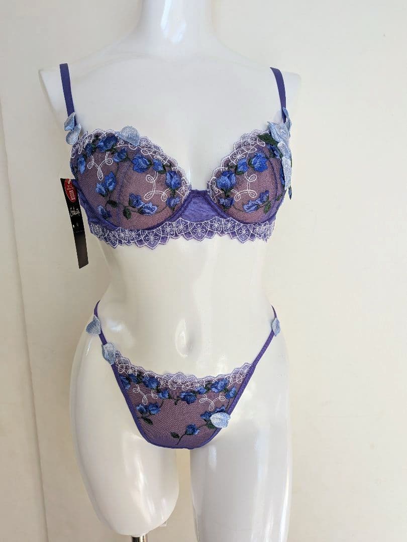 ワコールサルート　ブラジャー　Tバック　ガーターベルト　セット　タグ付き未使用品