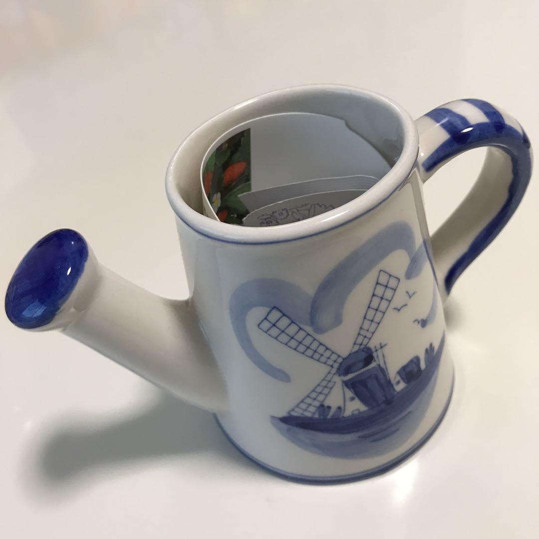 3点【陶器】風車、靴、ジョウロ