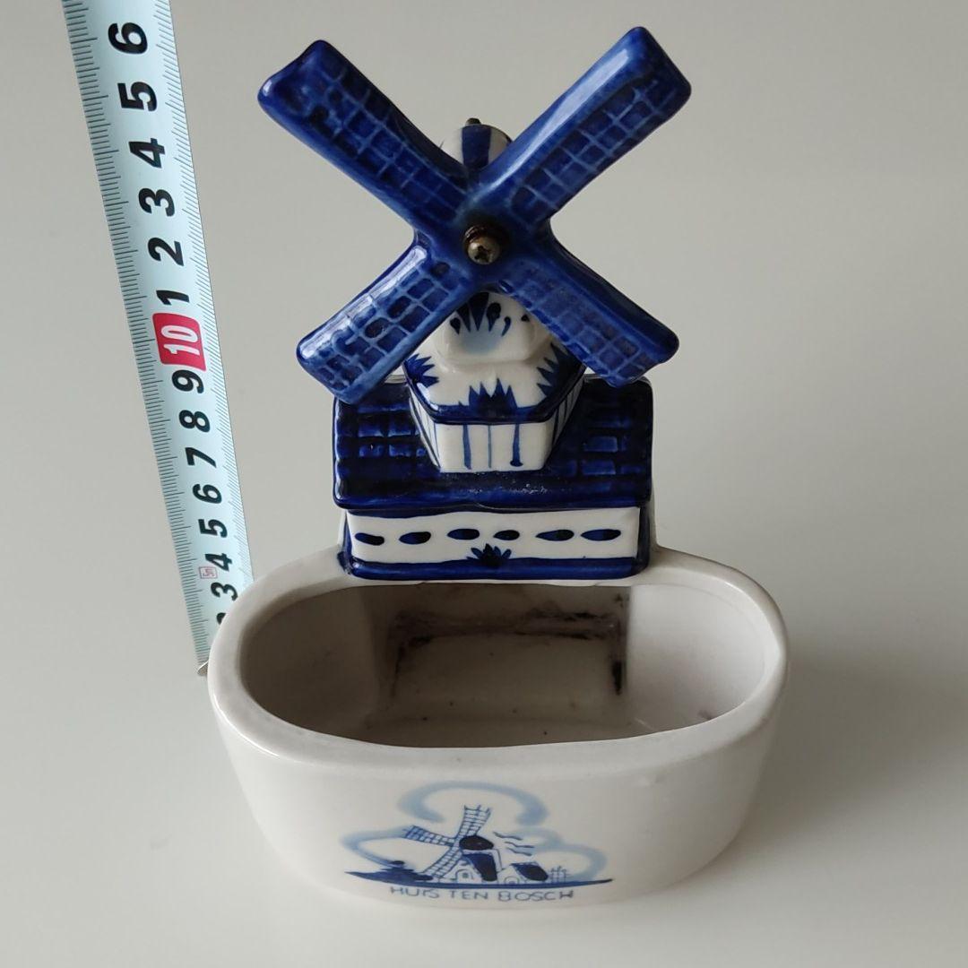 3点【陶器】風車、靴、ジョウロ