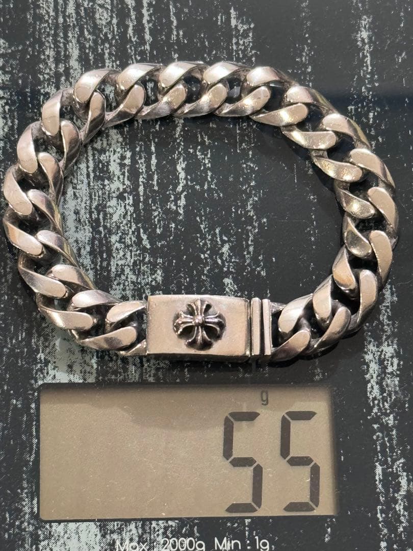 【激レア】クロムハーツビンテージシルバー チェーンブレスレット