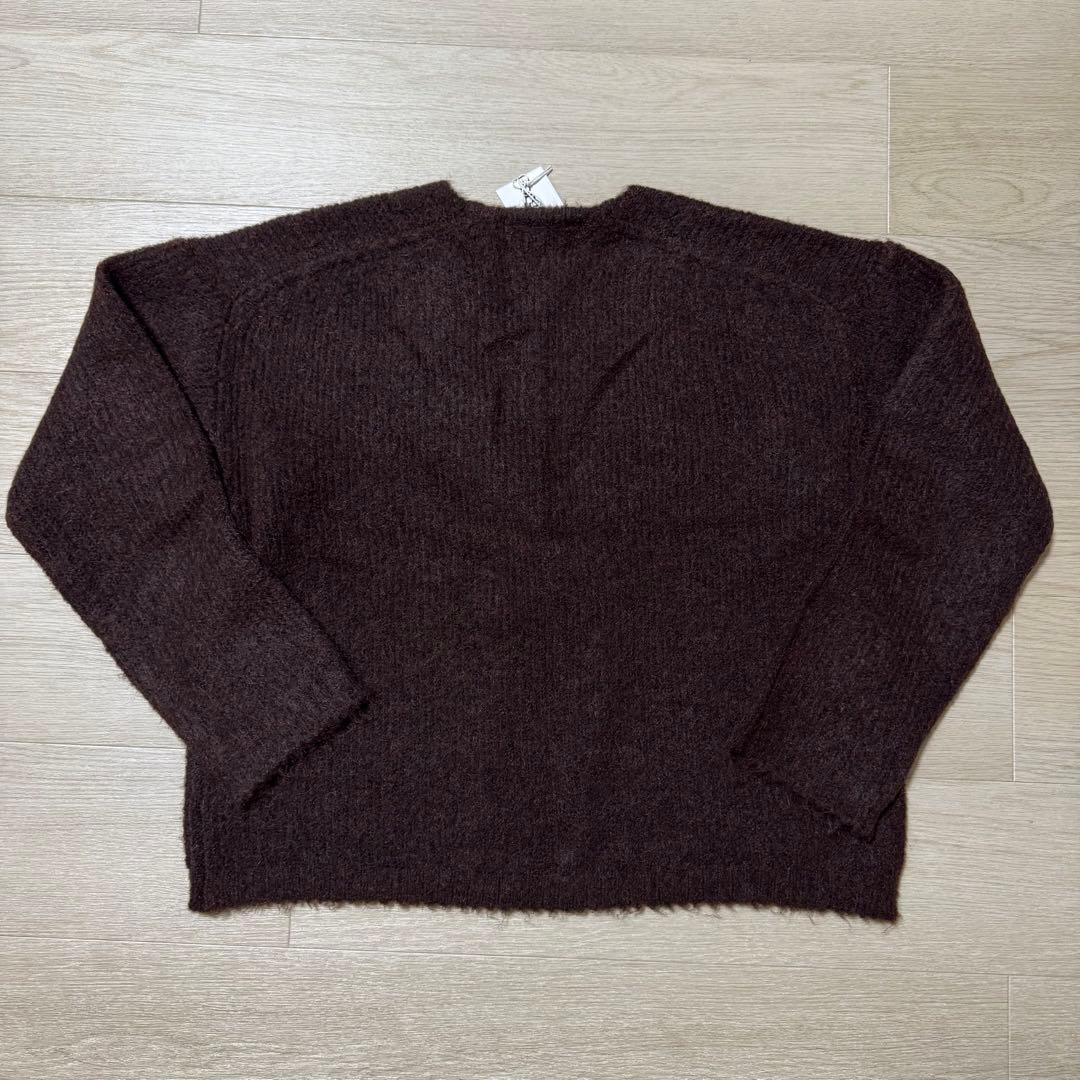 Forget-me-nots フォーゲットミーノッツ Vネック ニット ブラウン