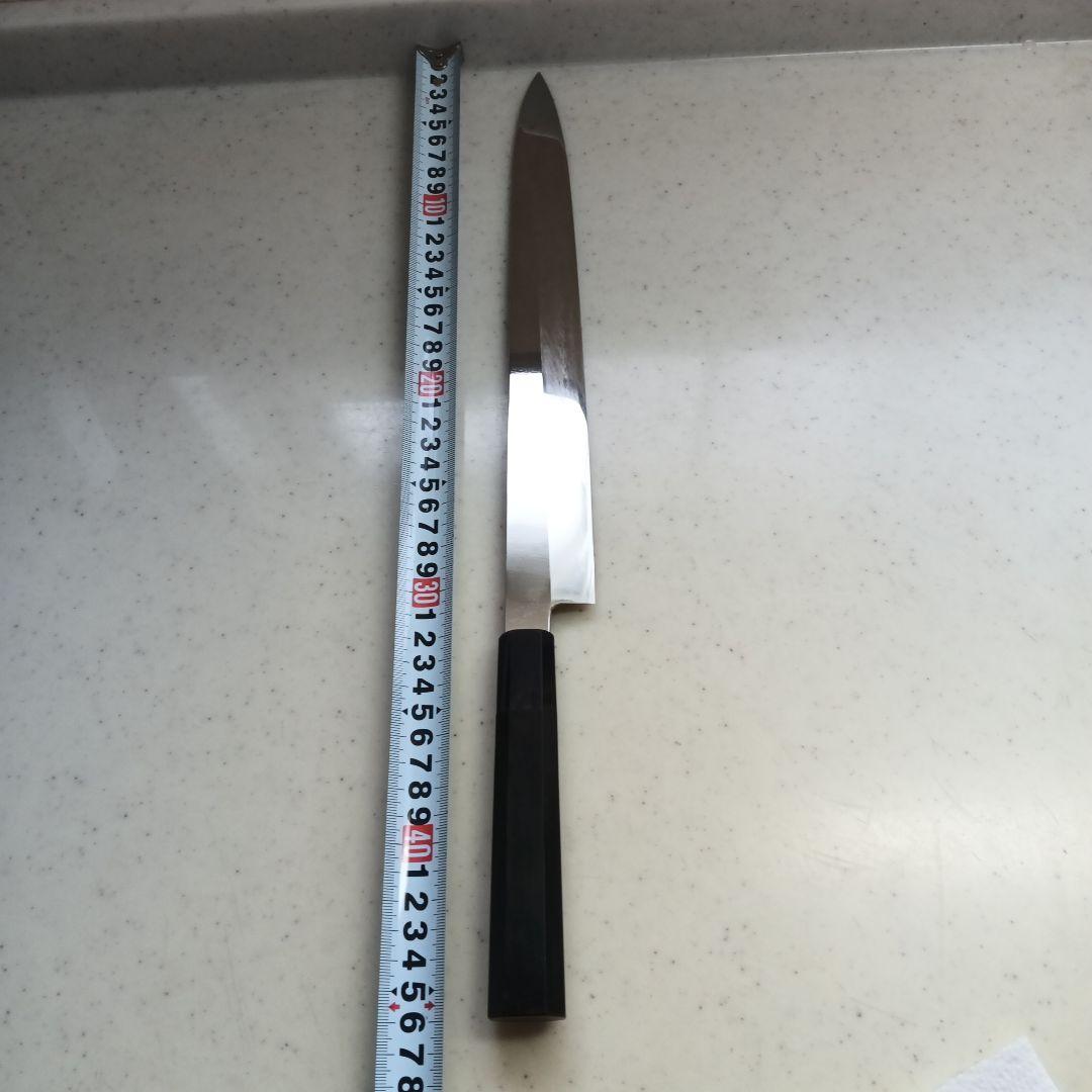 刃渡り約30cmの柳刃包丁