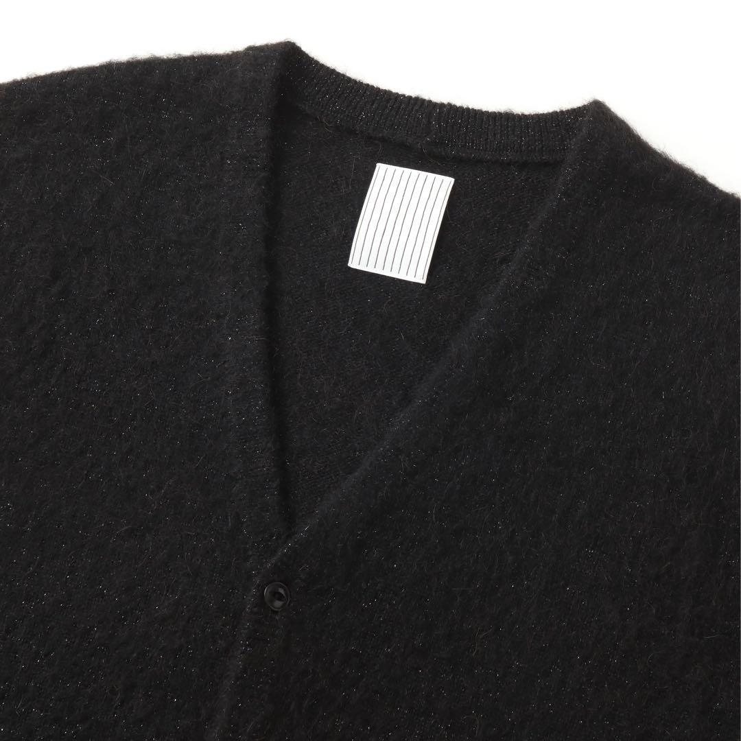 トップス S.F.C LAME MOHAIR CARDIGAN BLACK