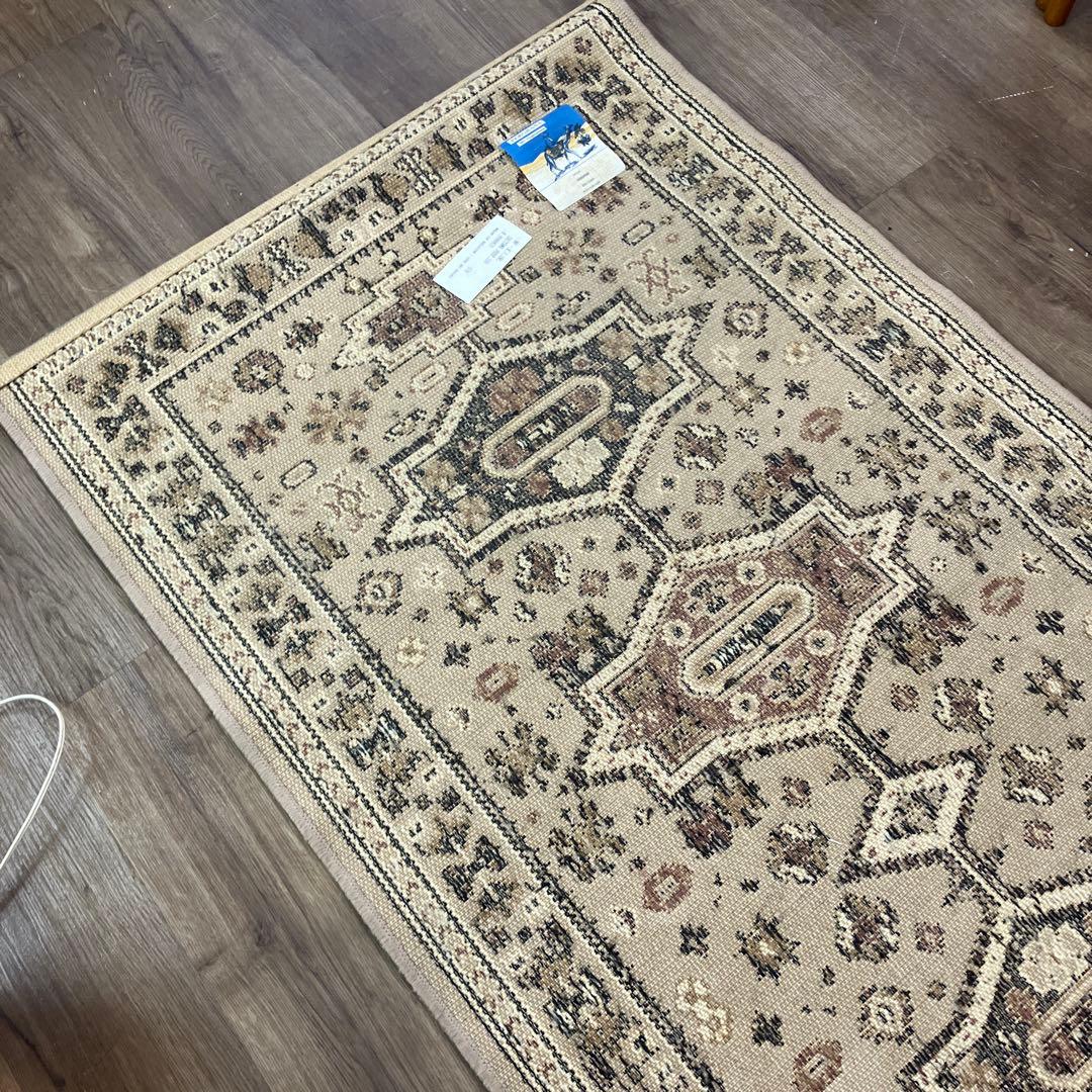 A-1 オリエンタル柄 ランナーラグ ロングカーペット ヴィンテージ調 絨毯