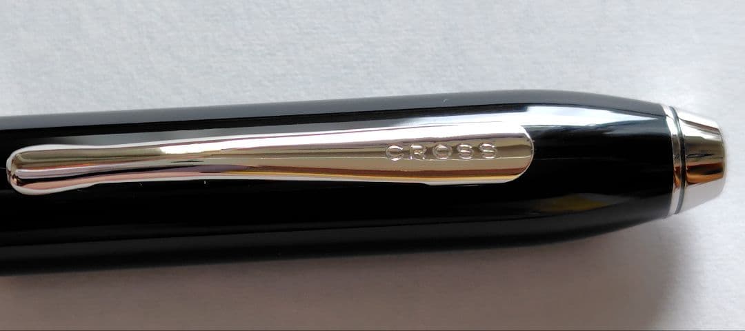 廃盤お買得CROSS タウンゼントブラックラッカーロジウムプレートケース付未使用