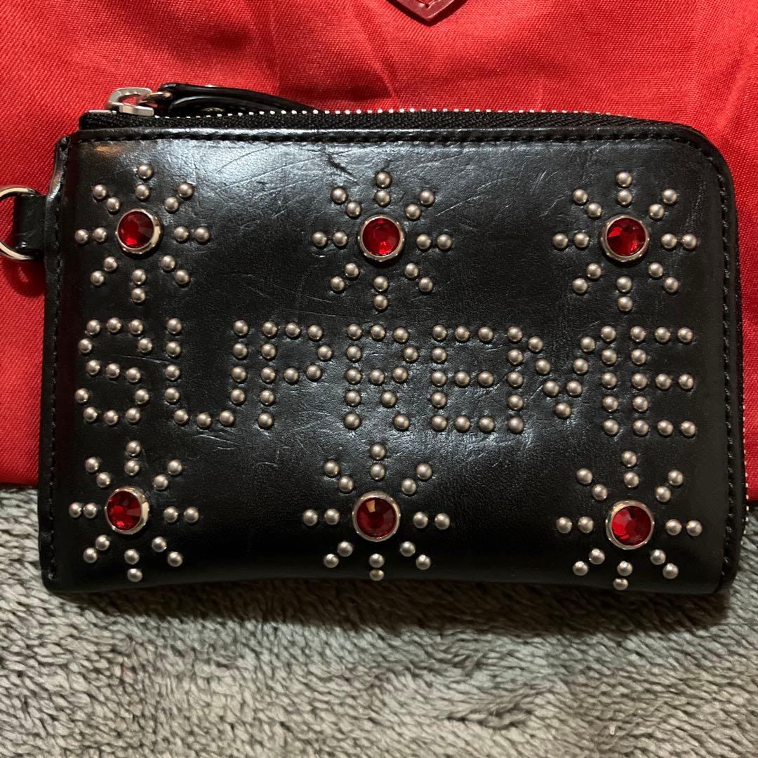 達*海様 Supreme × HTC Studded Wallet シュプリーム
