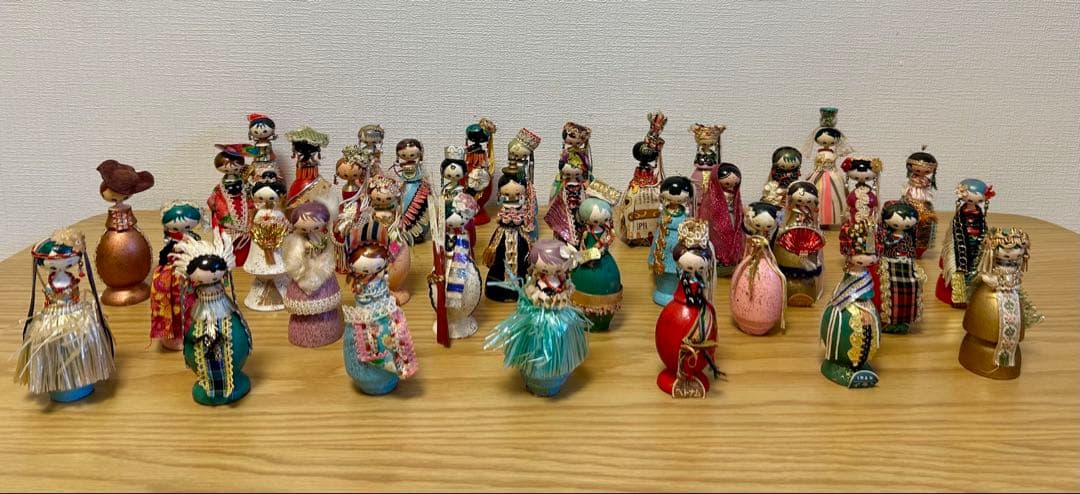 世界風俗こけし 千趣会 民族衣装 万博 ビンテージ 38体