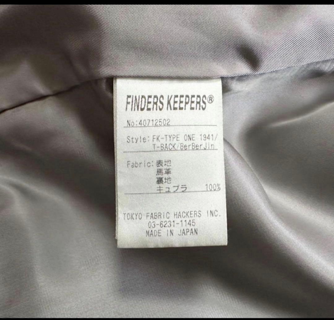 FindersKeepers x 藤原裕 ホースハイドGジャン1941 LVC